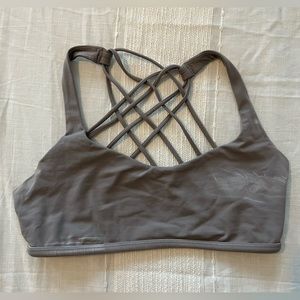 Lululemon Free to Be Wild sports bra, size 8, purple-ish grey-ish